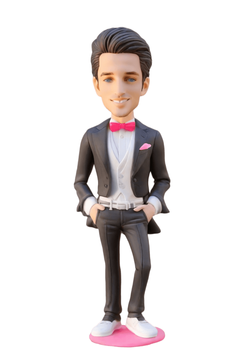 Custom Spy-Themed Stealth Bobblehead