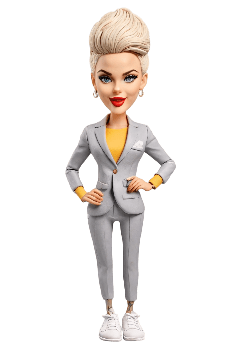 Custom Corporate Recognition Bobblehead Chic