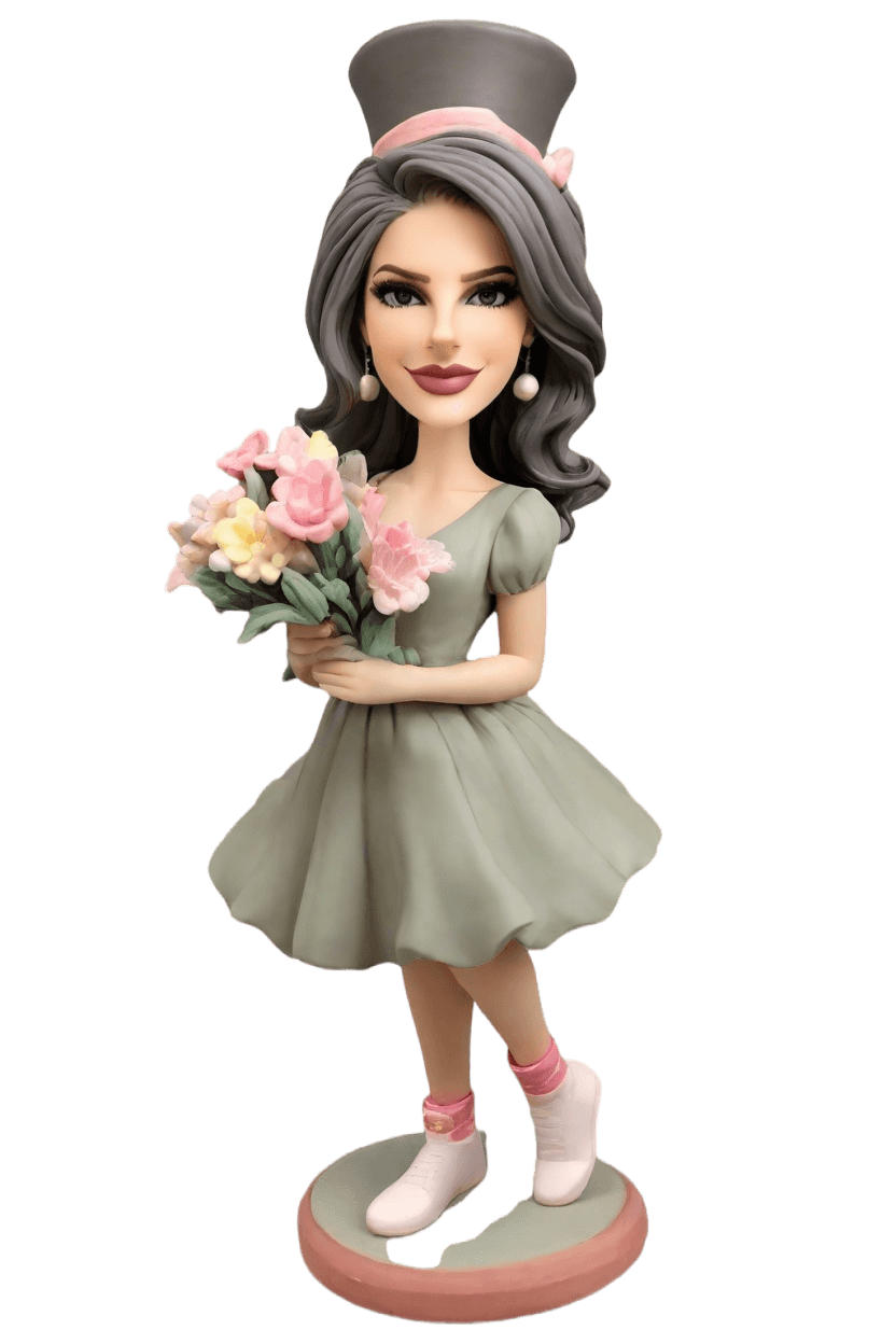 Custom Wedding Playful Bobblehead
