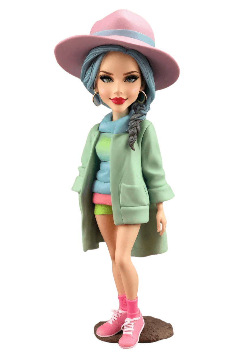 Custom Yoga Chic Bobblehead