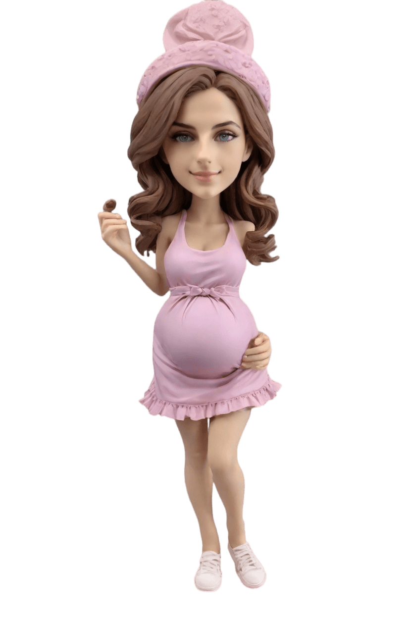 Custom Maternity Celebration Bobblehead