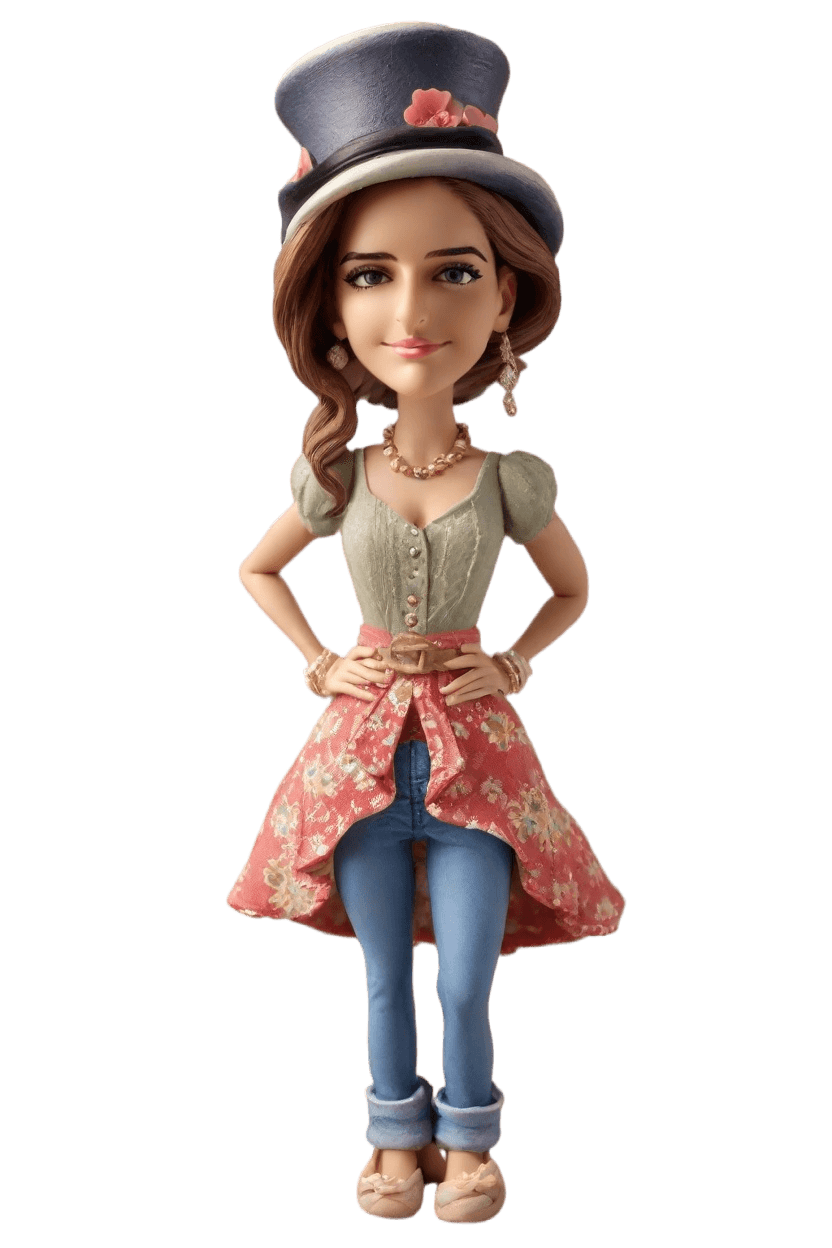 Custom Birthday Playful Bobblehead