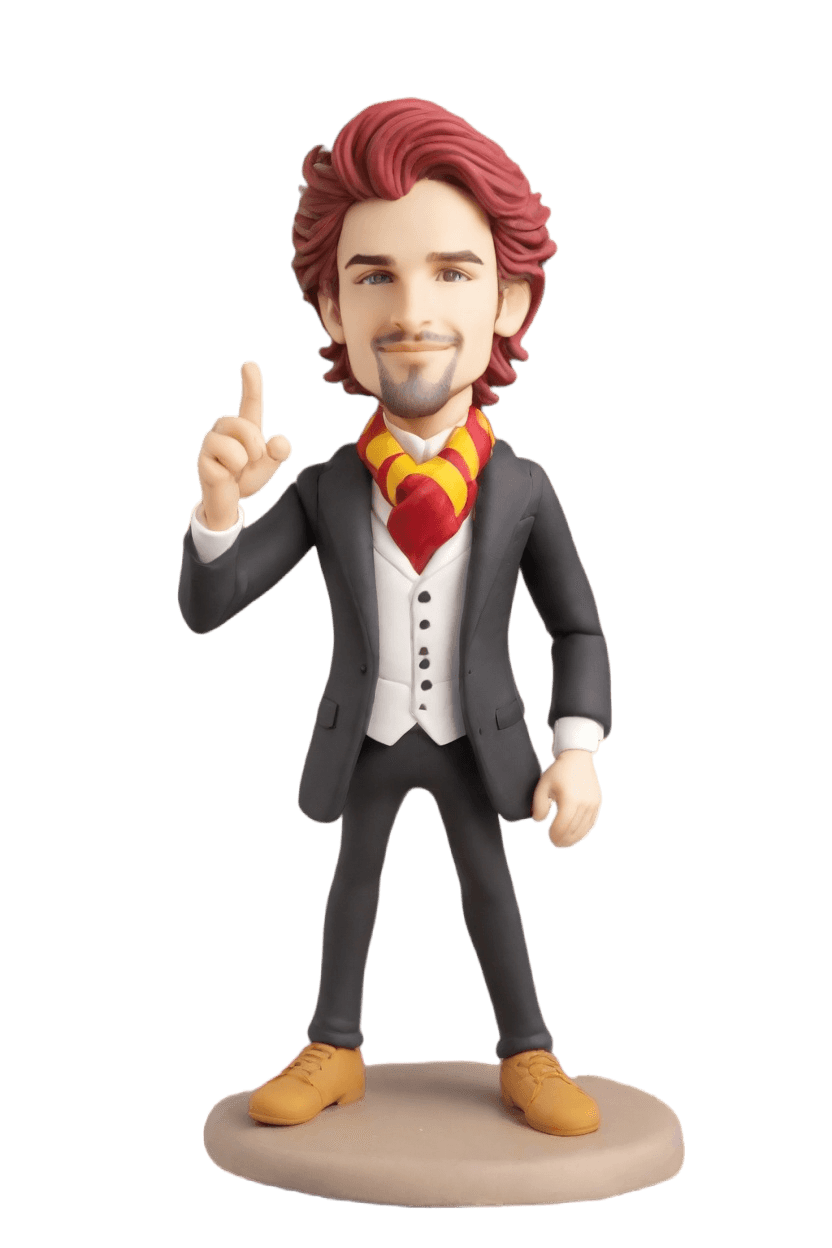custom Wizard Party Playful bobblehead