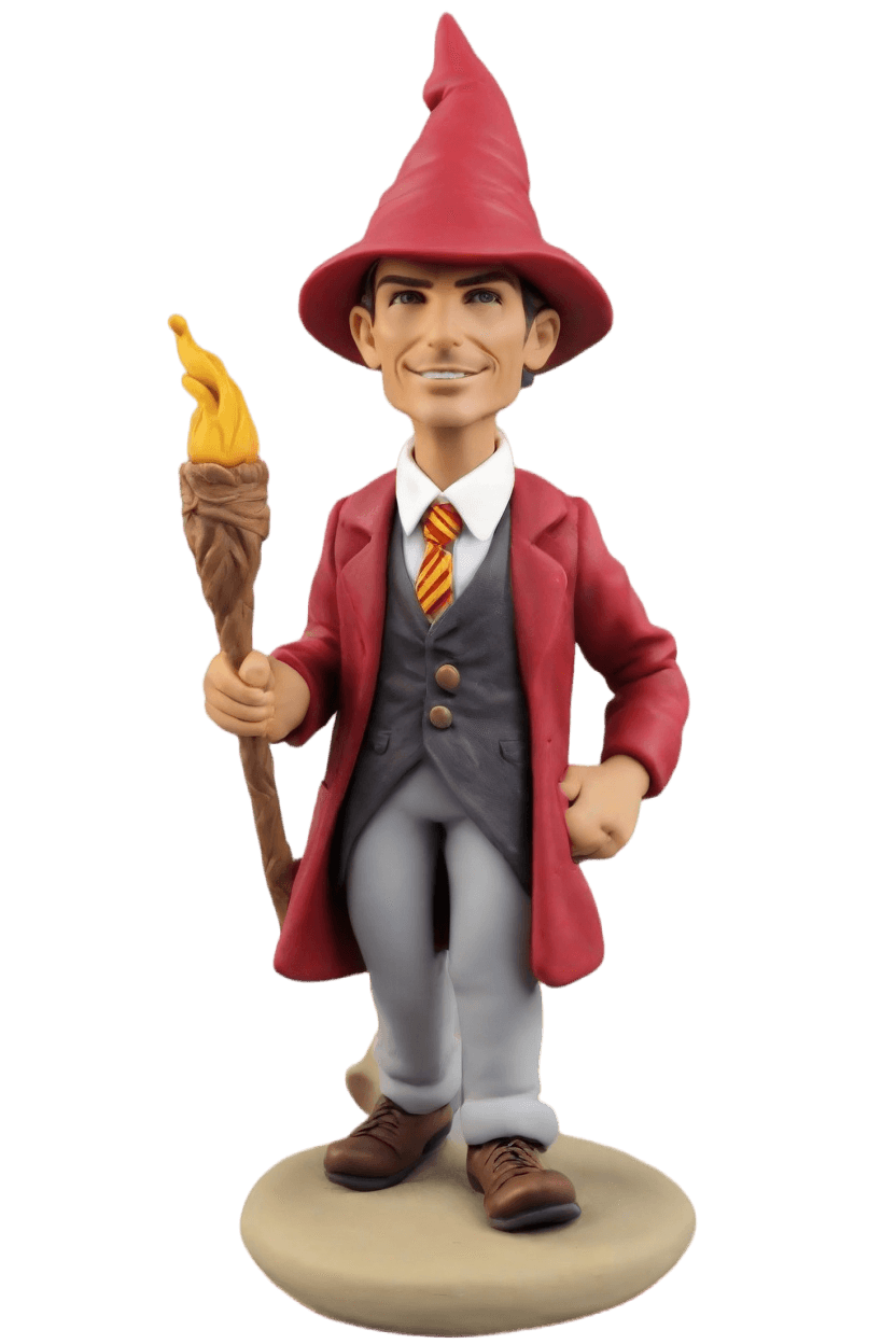 Fantasy Enthusiast Custom Wizard Bobblehead
