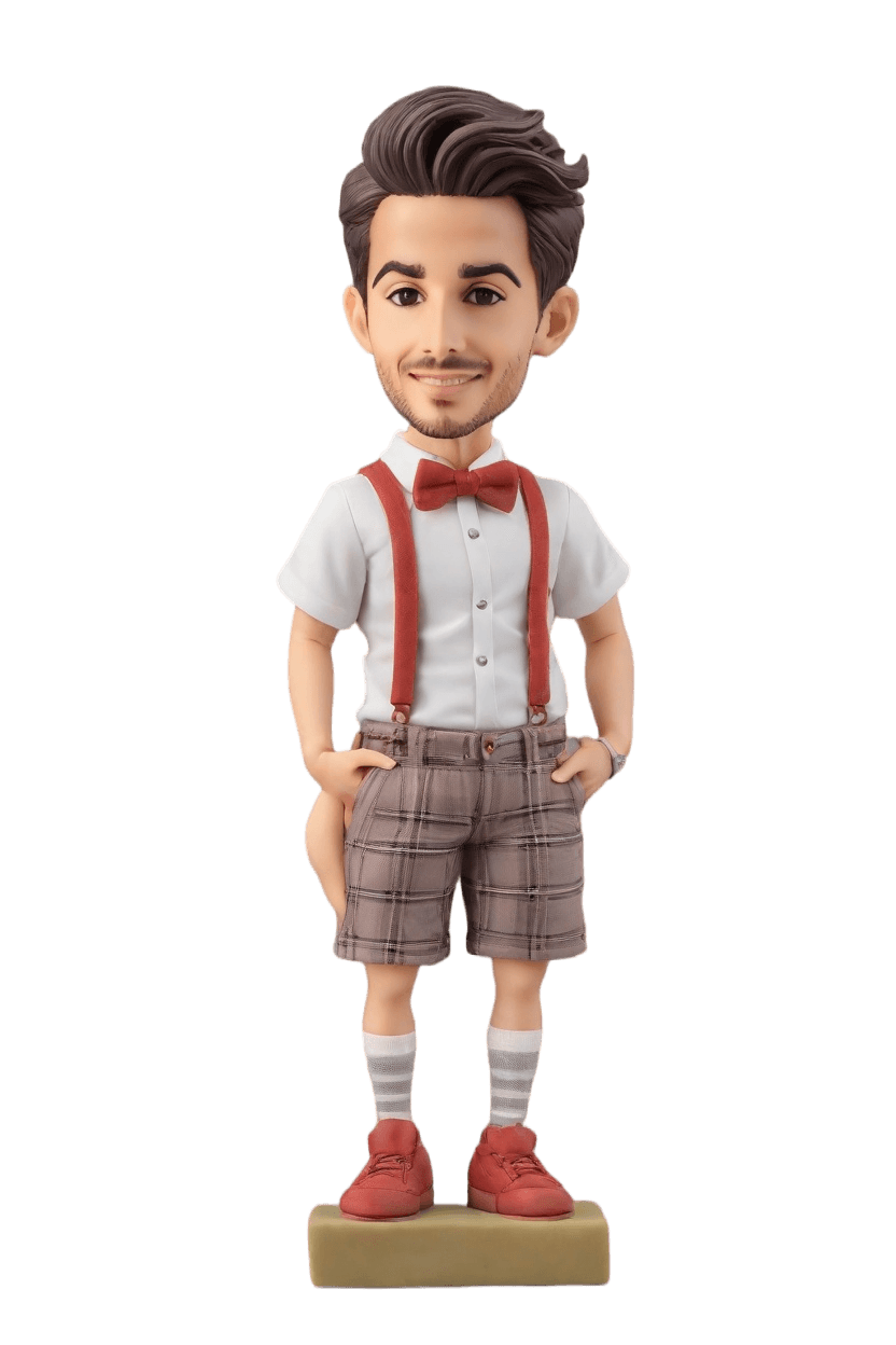 Custom Anniversary Playful Bobblehead