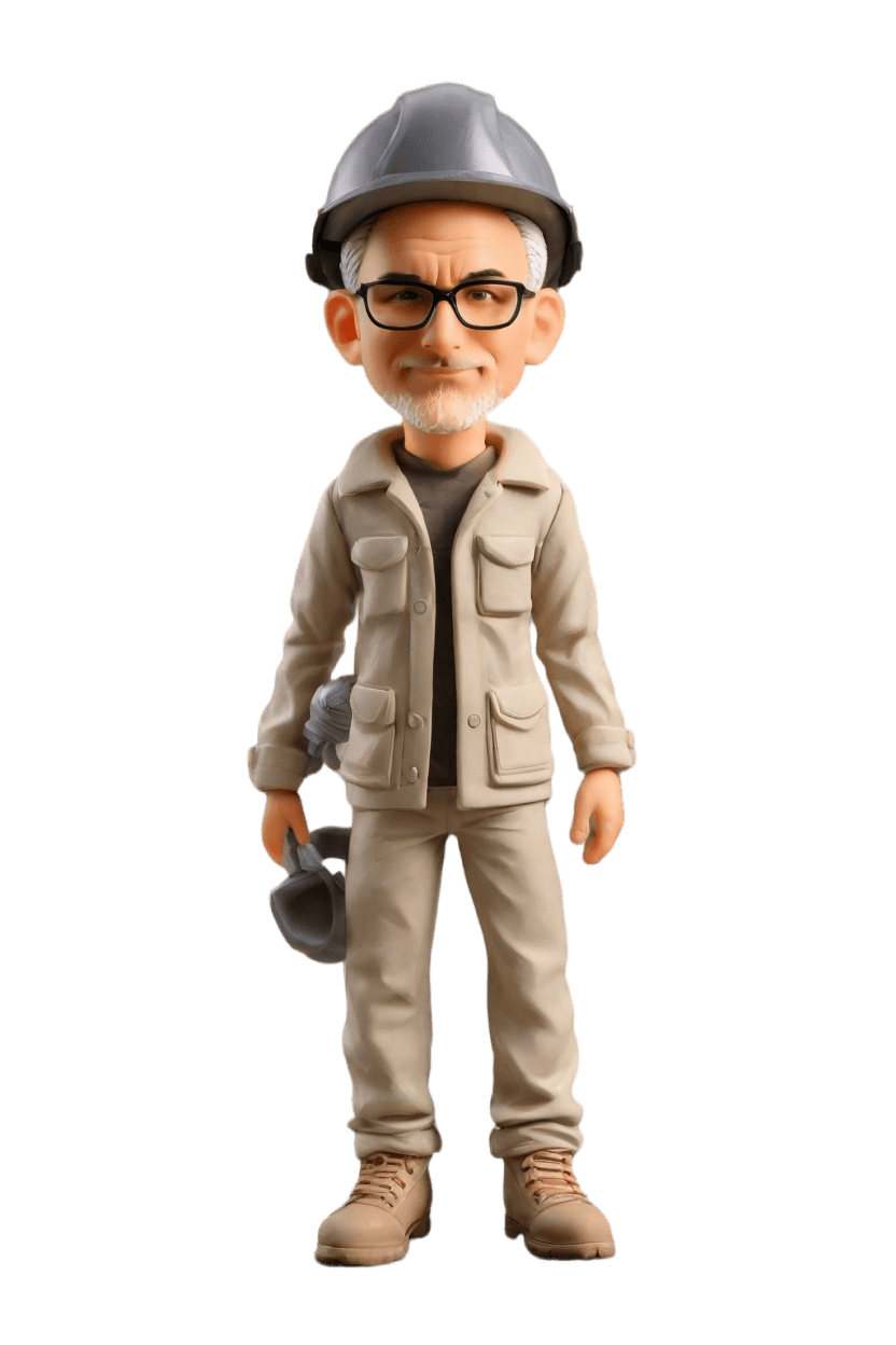 Custom Heroic Firefighter Bobblehead