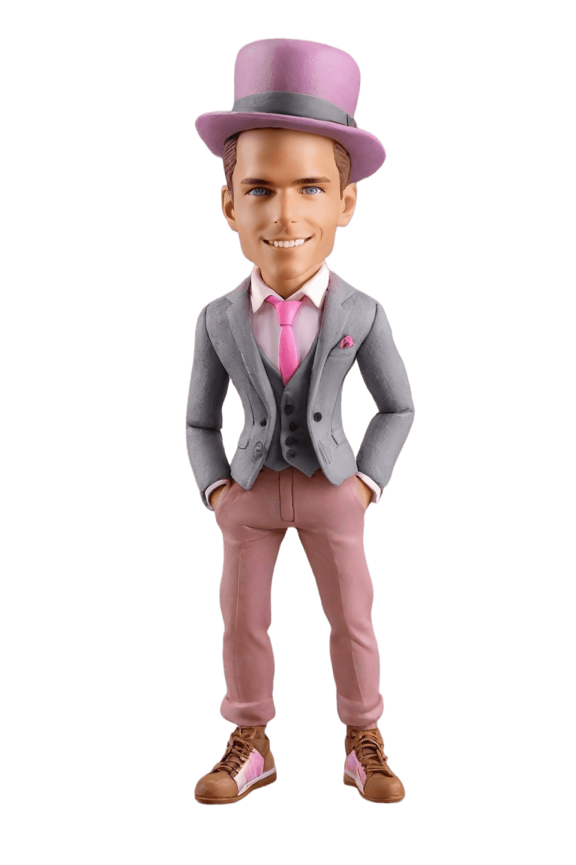Custom Punk-Inspired Bobblehead