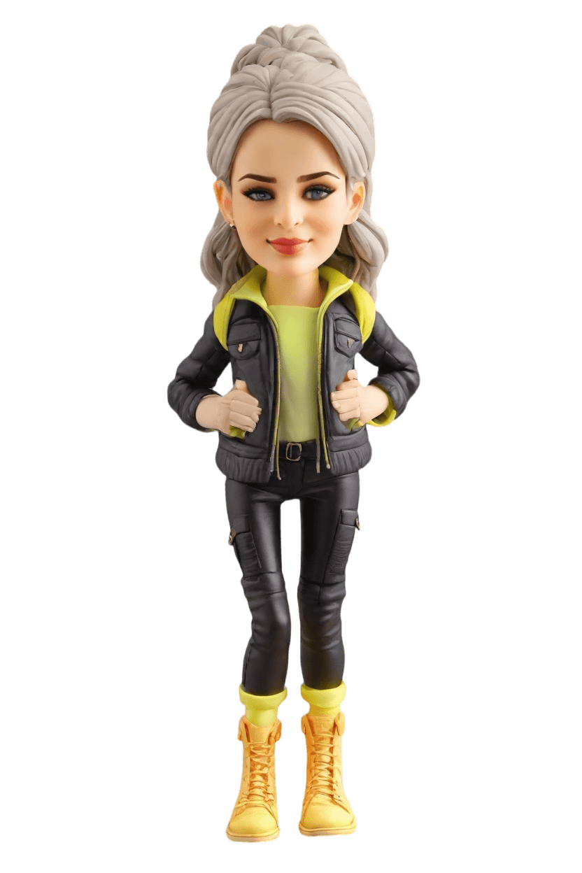 custom Adventure Pose Bobblehead