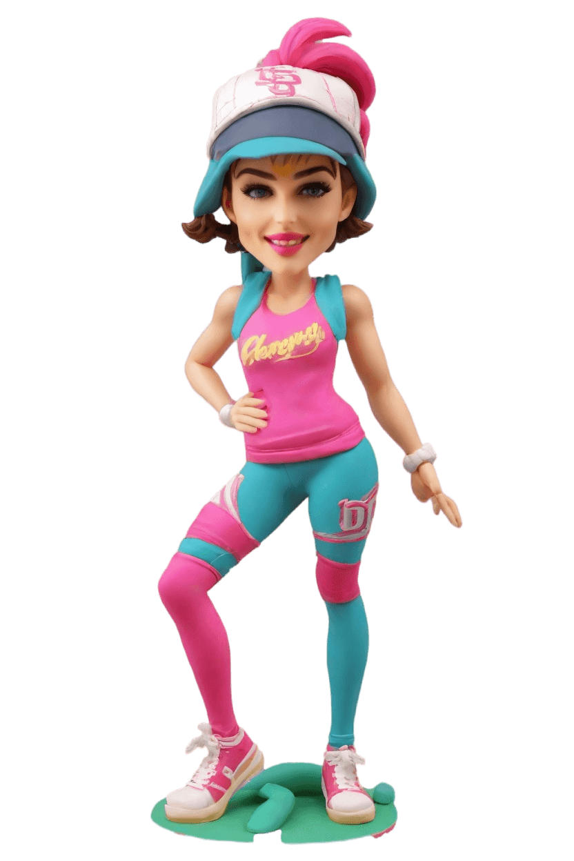 Custom Fitness Fun Bobblehead