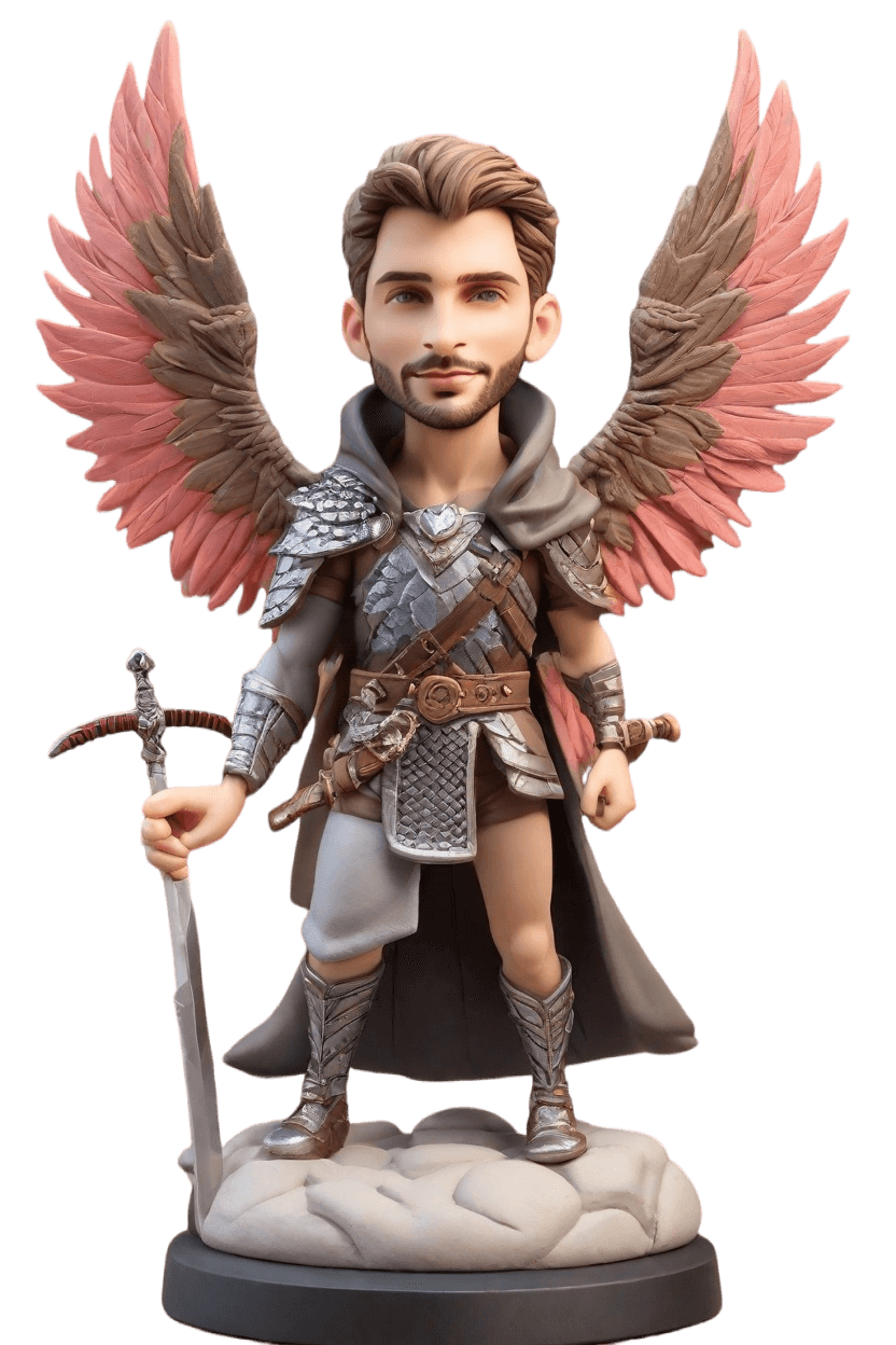 custom Fantasy Hero bobblehead