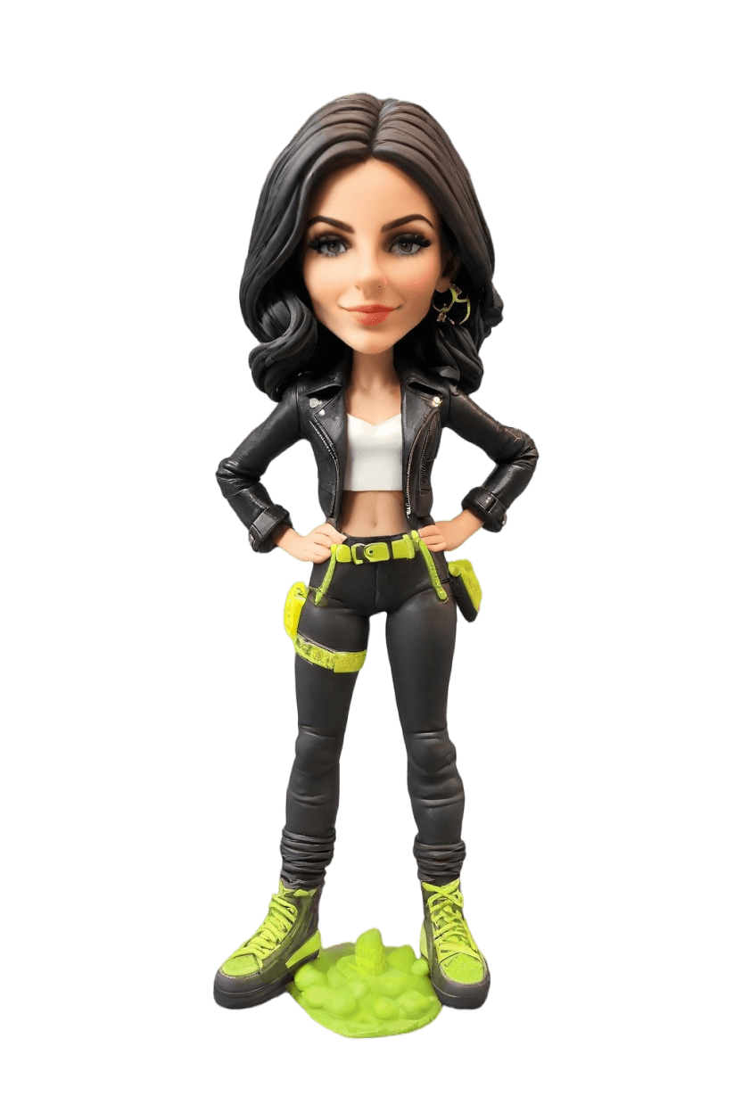 Custom Heroic Female Bobblehead