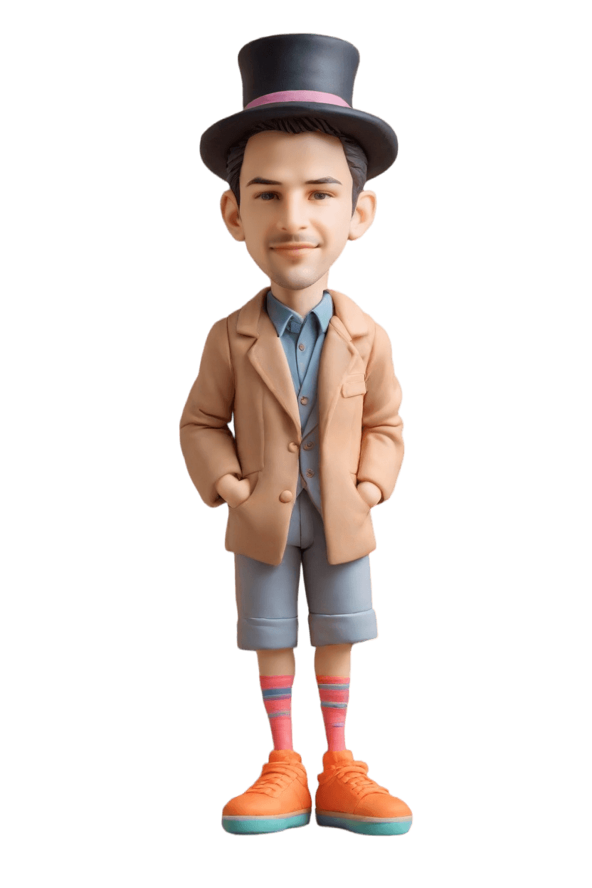Casual Playful Custom Bobblehead