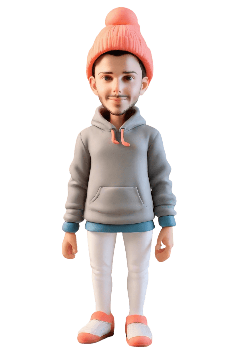 Custom Yoga Warrior Bobblehead
