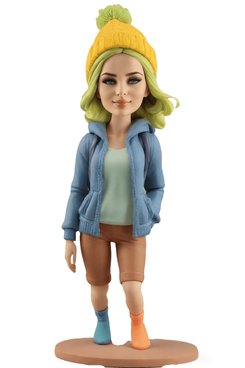 Custom Cheeky Playful Bobblehead