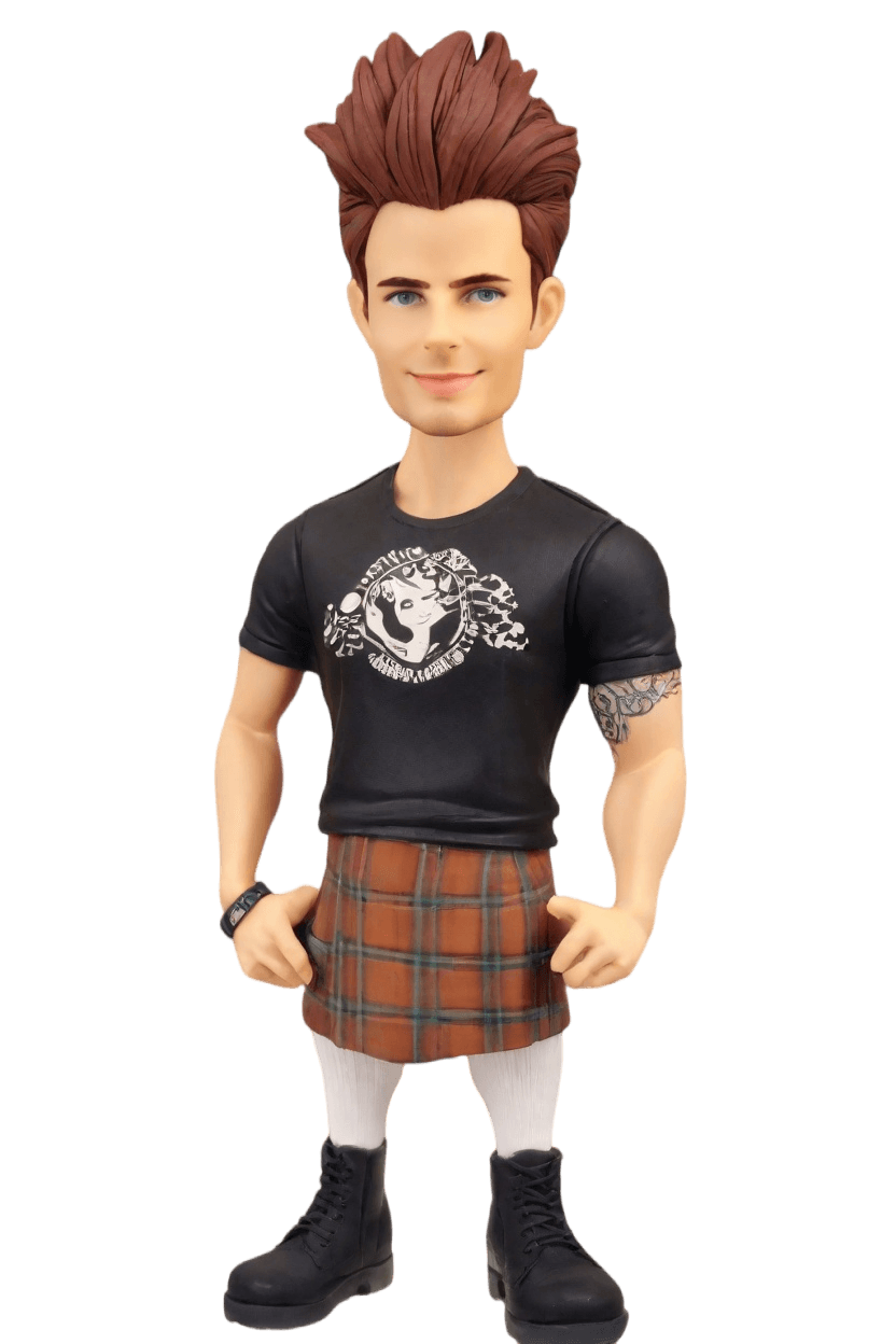 Custom Punk Rocker Bobblehead
