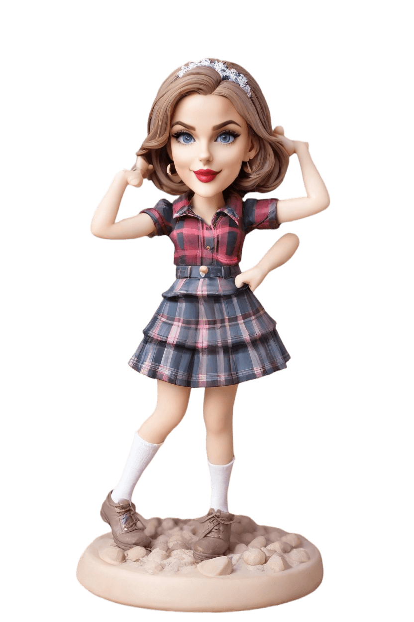 Custom Thanksgiving Cheerful Punk Bobblehead