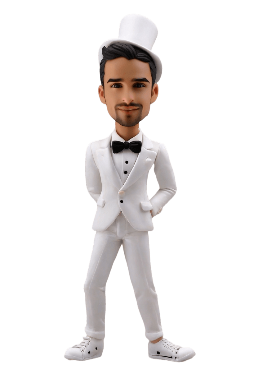 Custom Wedding Playful Bobblehead