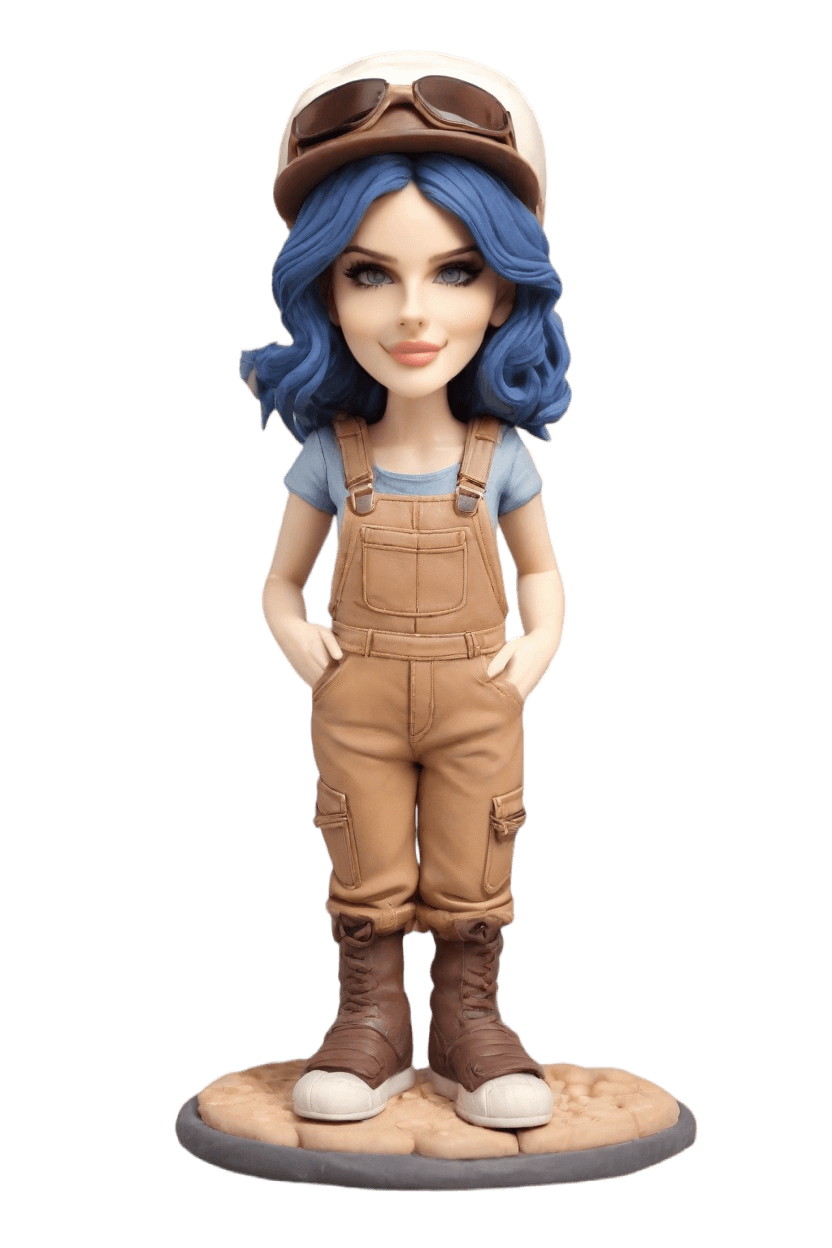 Custom Engineer Chic Bobblehead