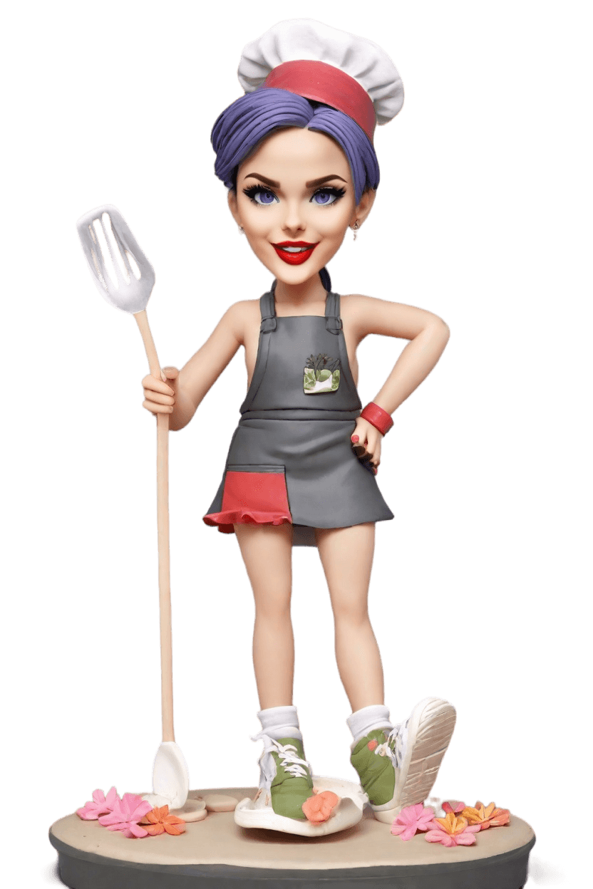 Custom Chef's Kitchen Bobblehead