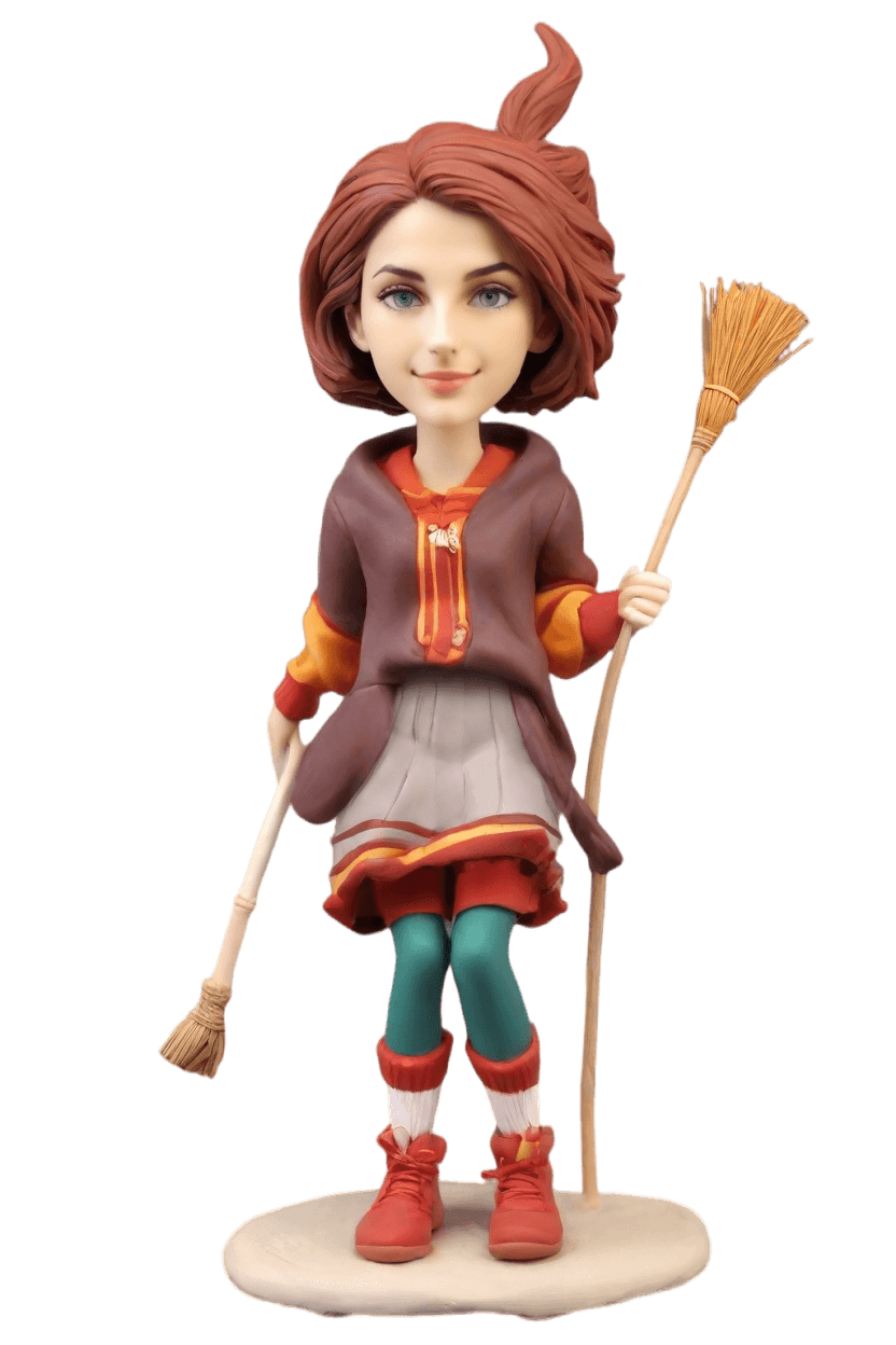 custom Quidditch Cheerleader bobblehead