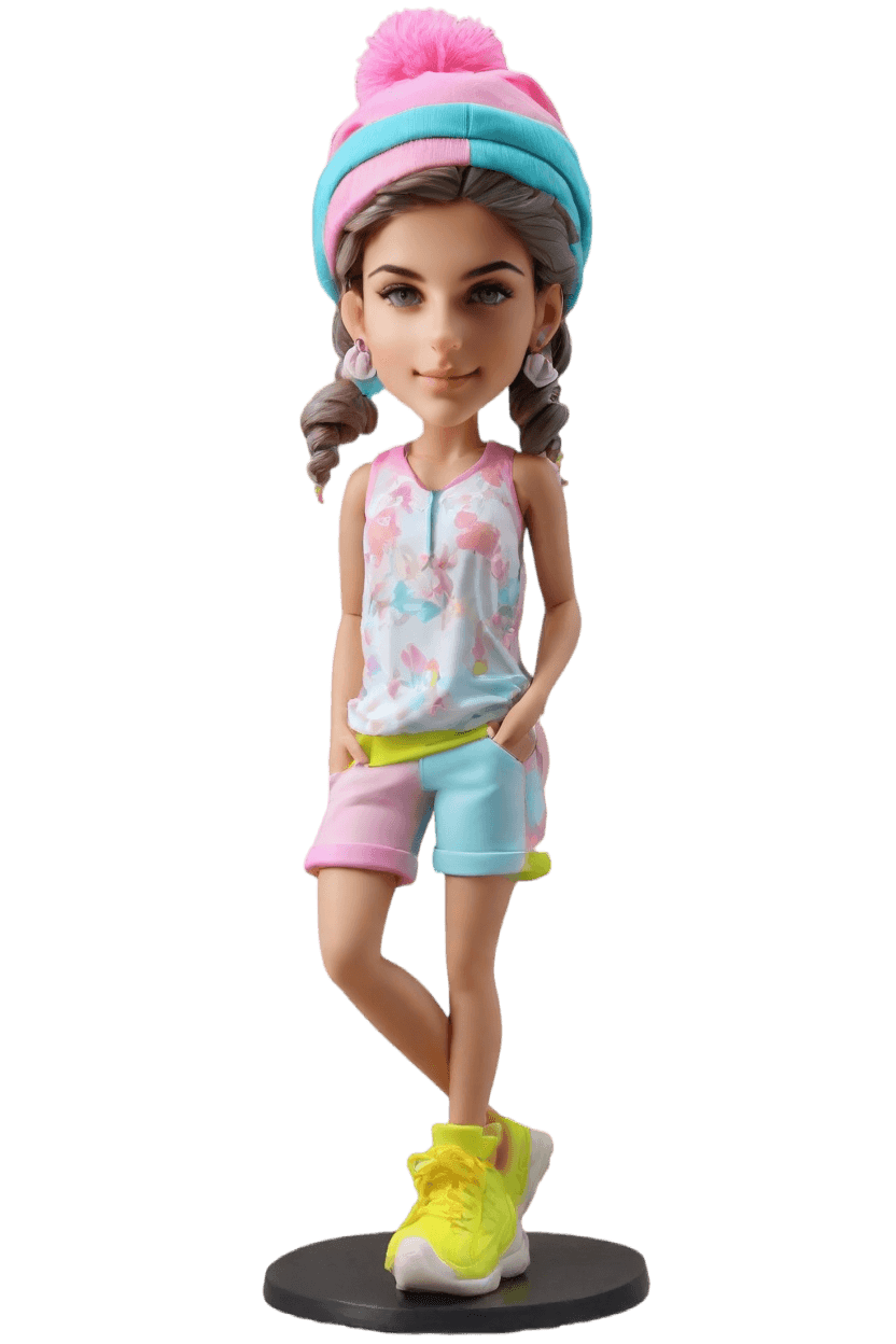 Custom Basketball Starlet Bobblehead