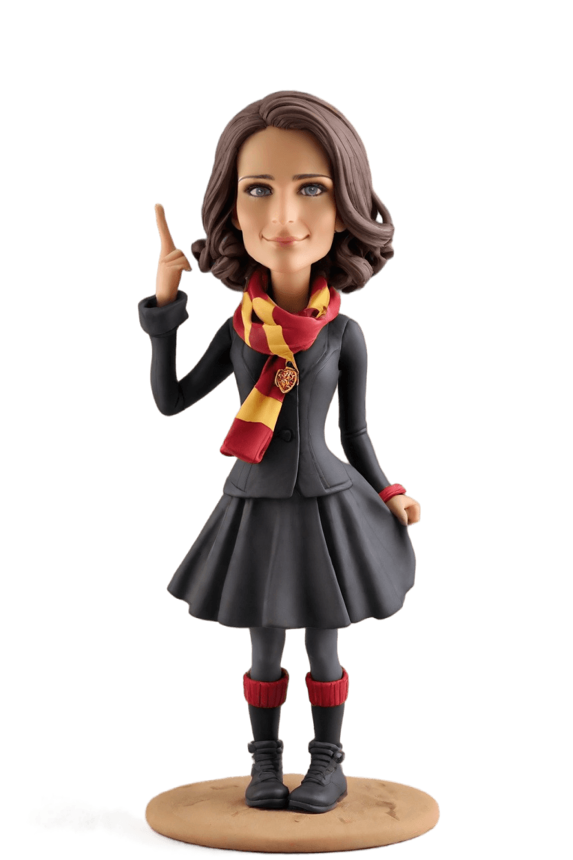custom Hogwarts-themed chic bobblehead
