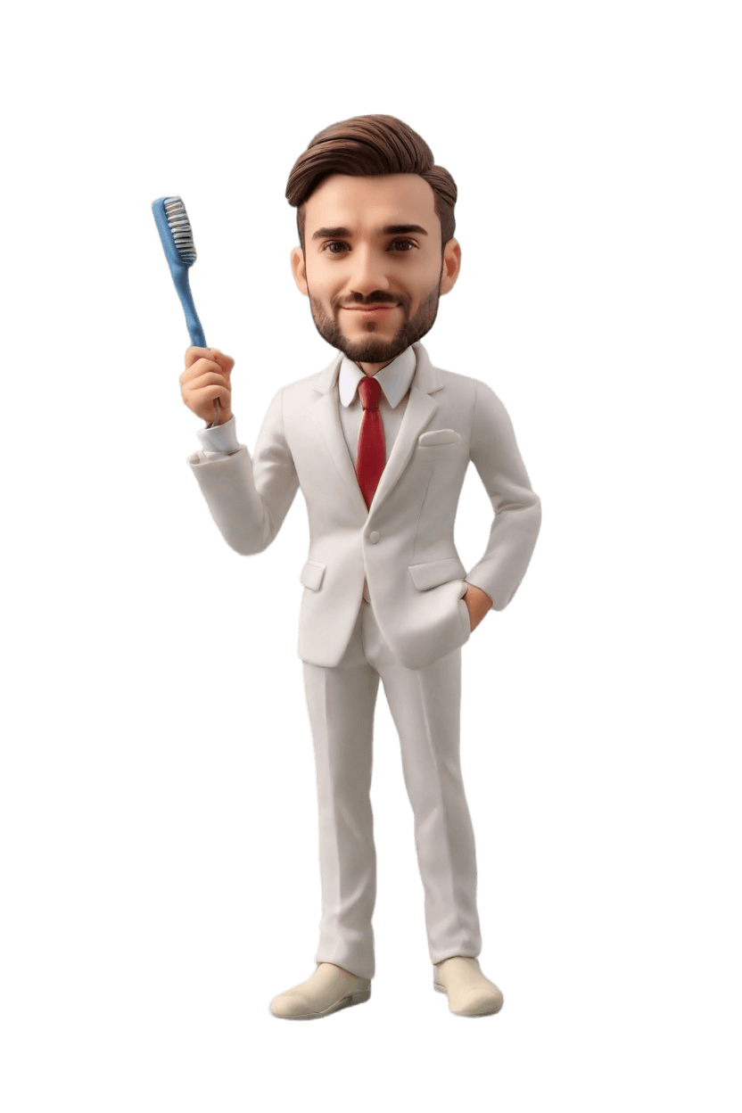 Custom Dentist Scenario Cavity Buster Bobblehead