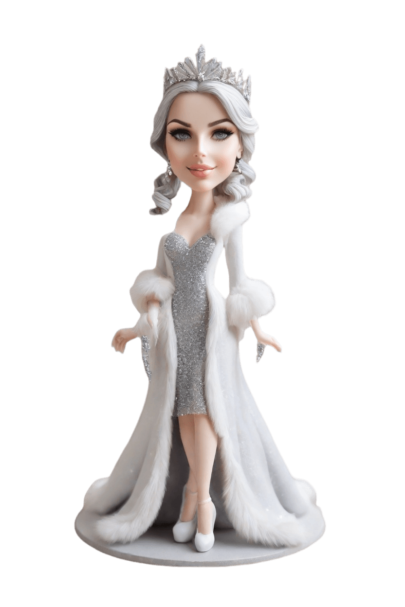 Winter Wonderland Custom Chic Bobblehead