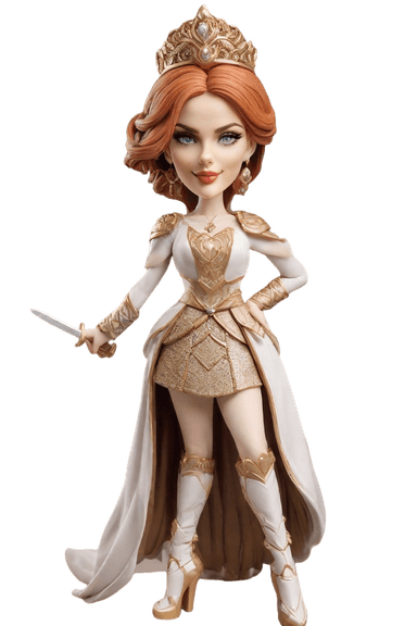 custom Warrior Empress bobblehead