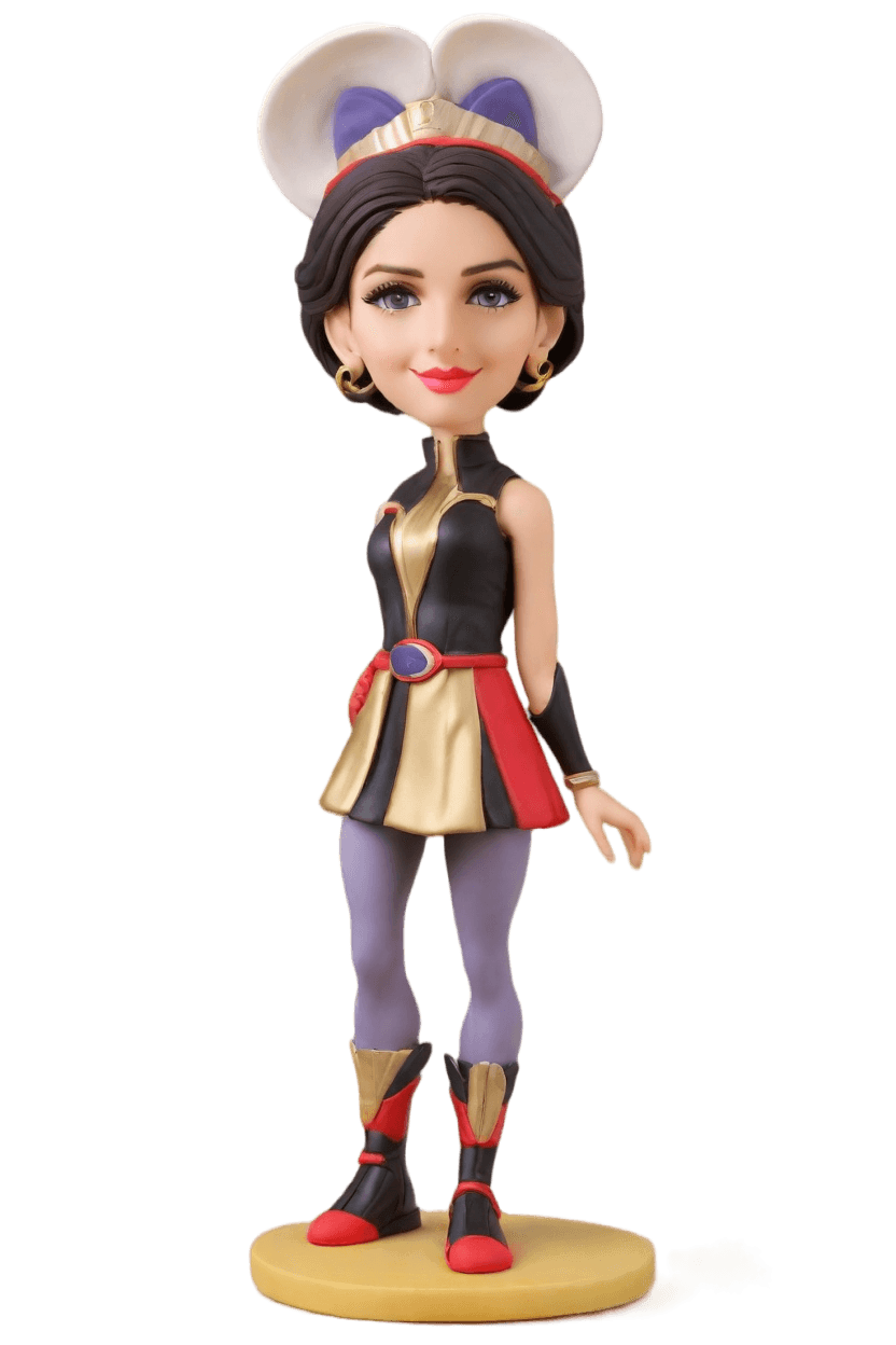 Custom Heroic Female Bobblehead