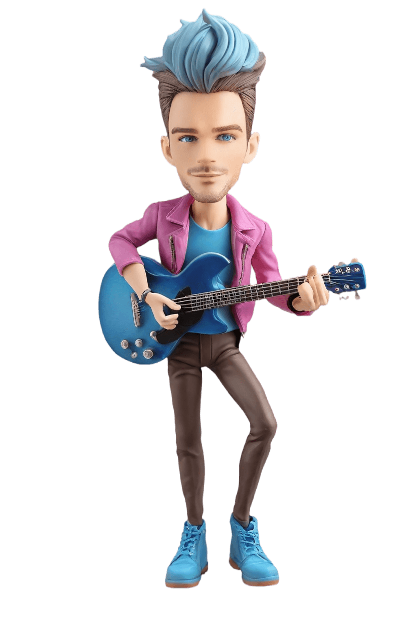 Custom Rock Star Bobblehead
