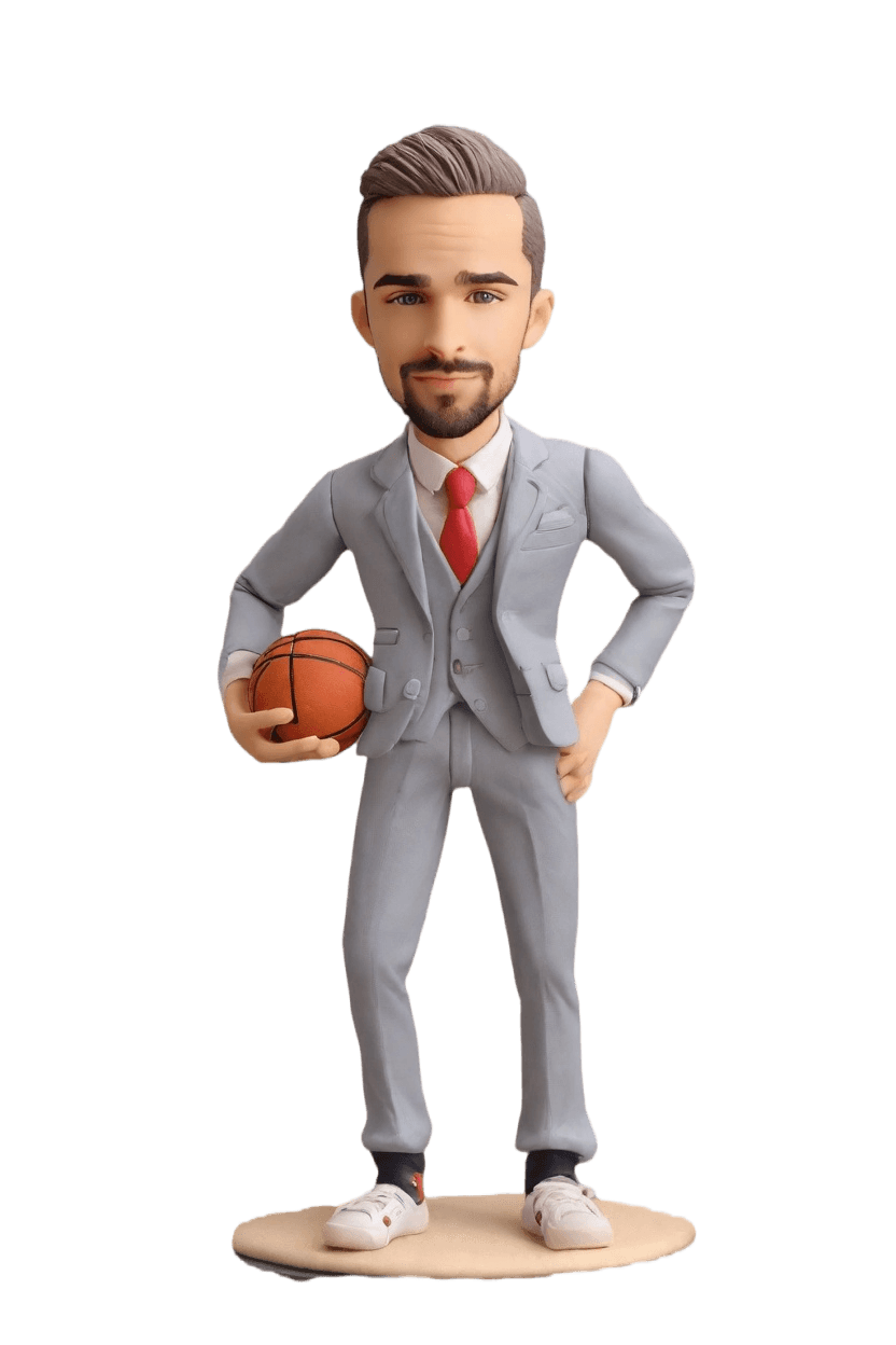 Custom NBA-Inspired Casual Bobblehead