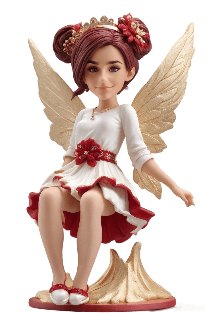 Custom Christmas Fairy Bobblehead