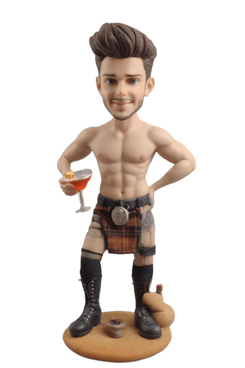 Custom Birthday Punk Rock Bobblehead