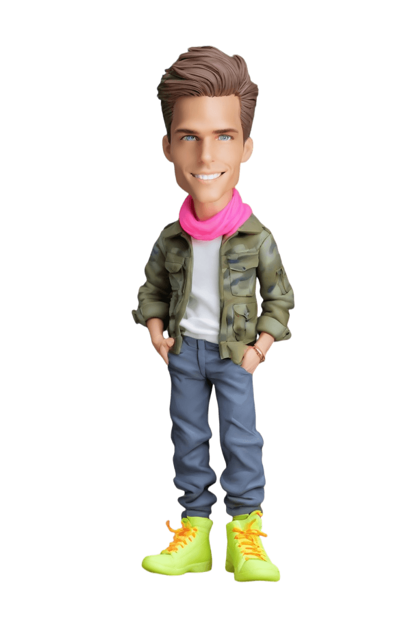 Casual Gamer Custom Bobblehead