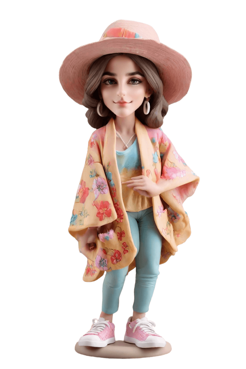 custom Playful Pose Bobblehead