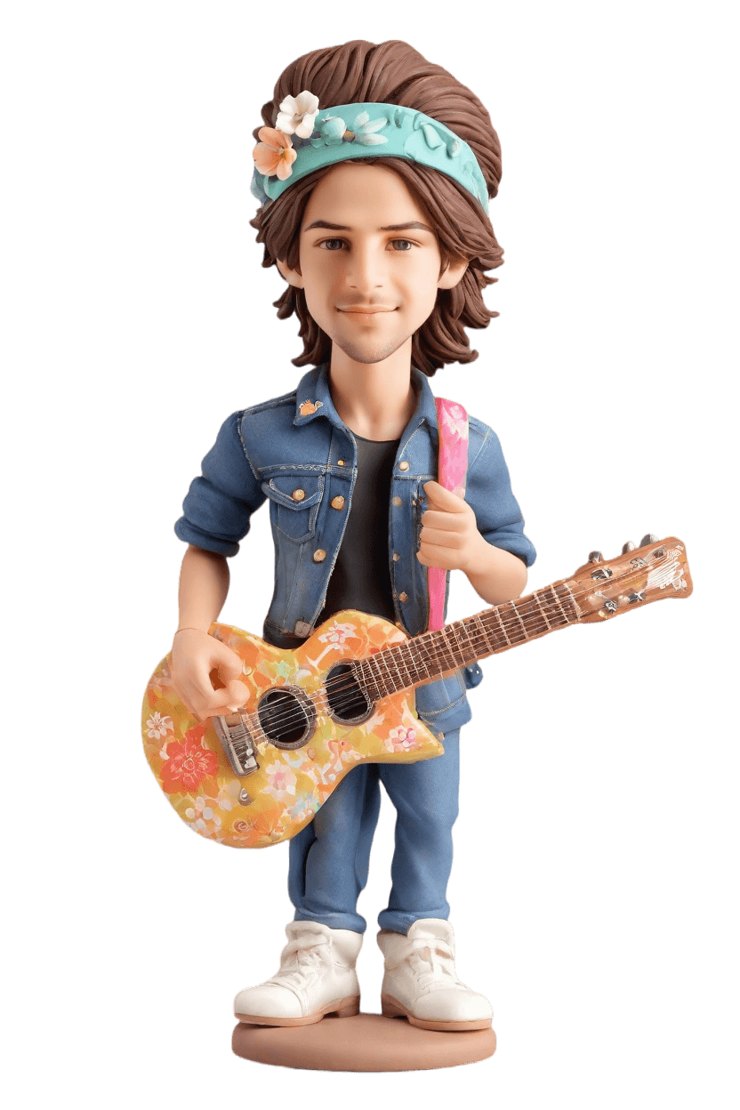 Rock Star Custom Bobblehead: Guitar Legend