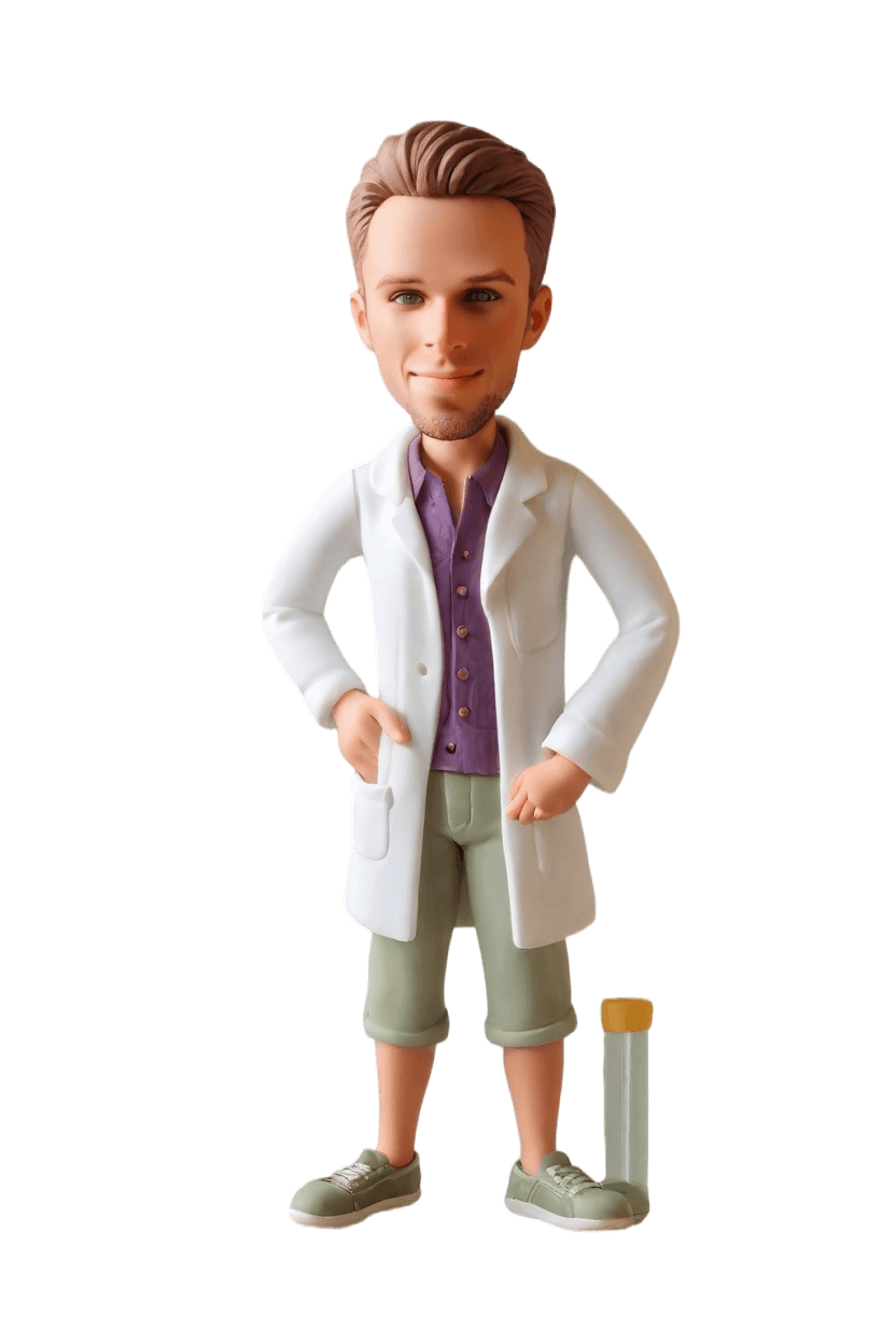 Custom Pharmacy Casual Bobblehead