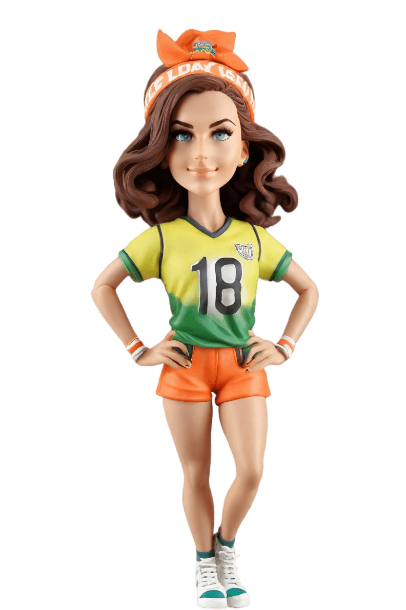 Custom Sports Heroine Bobblehead