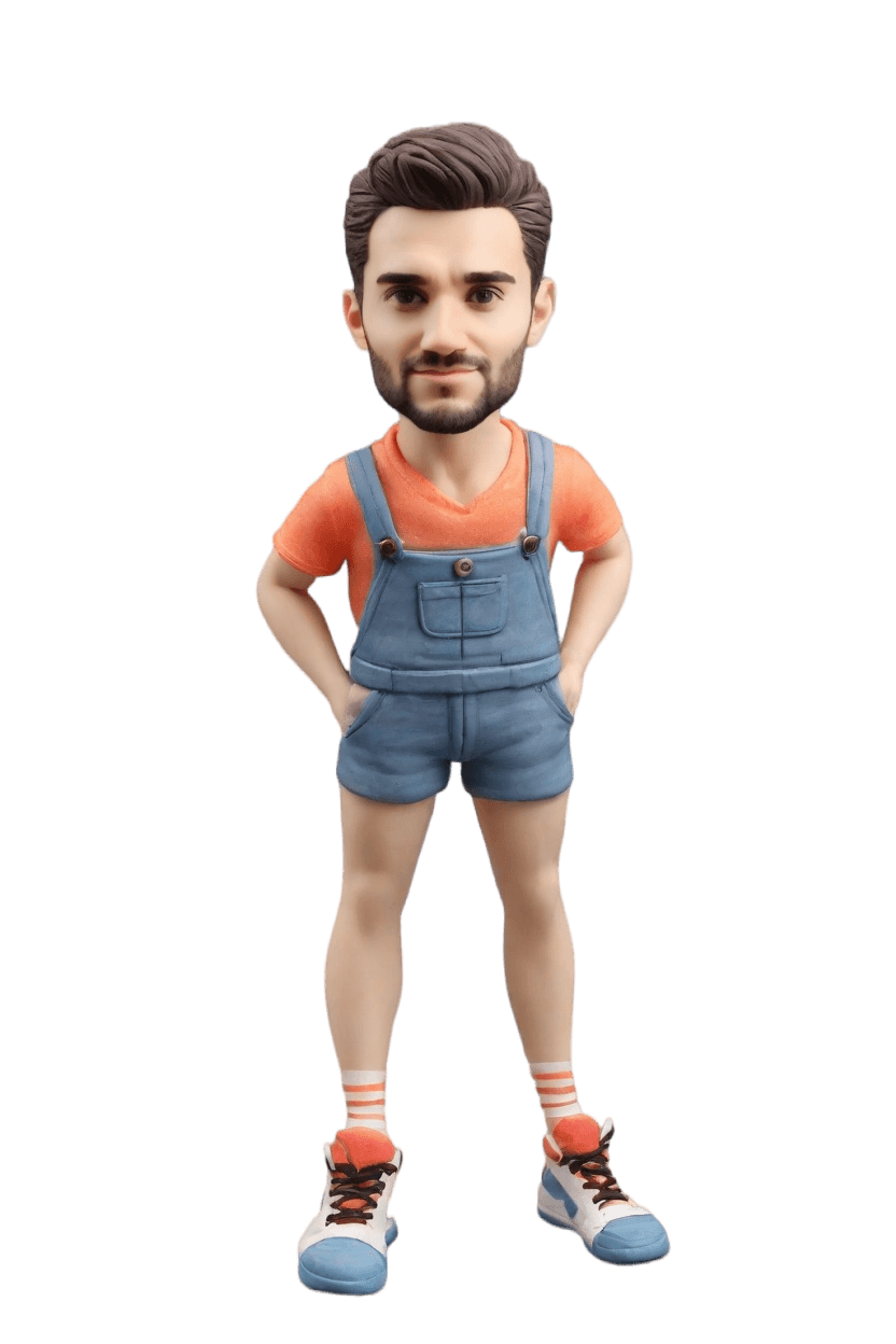 Custom Networking Figurine Bobblehead
