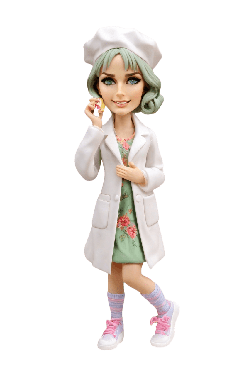 Custom Pharmacy Chic Bobblehead