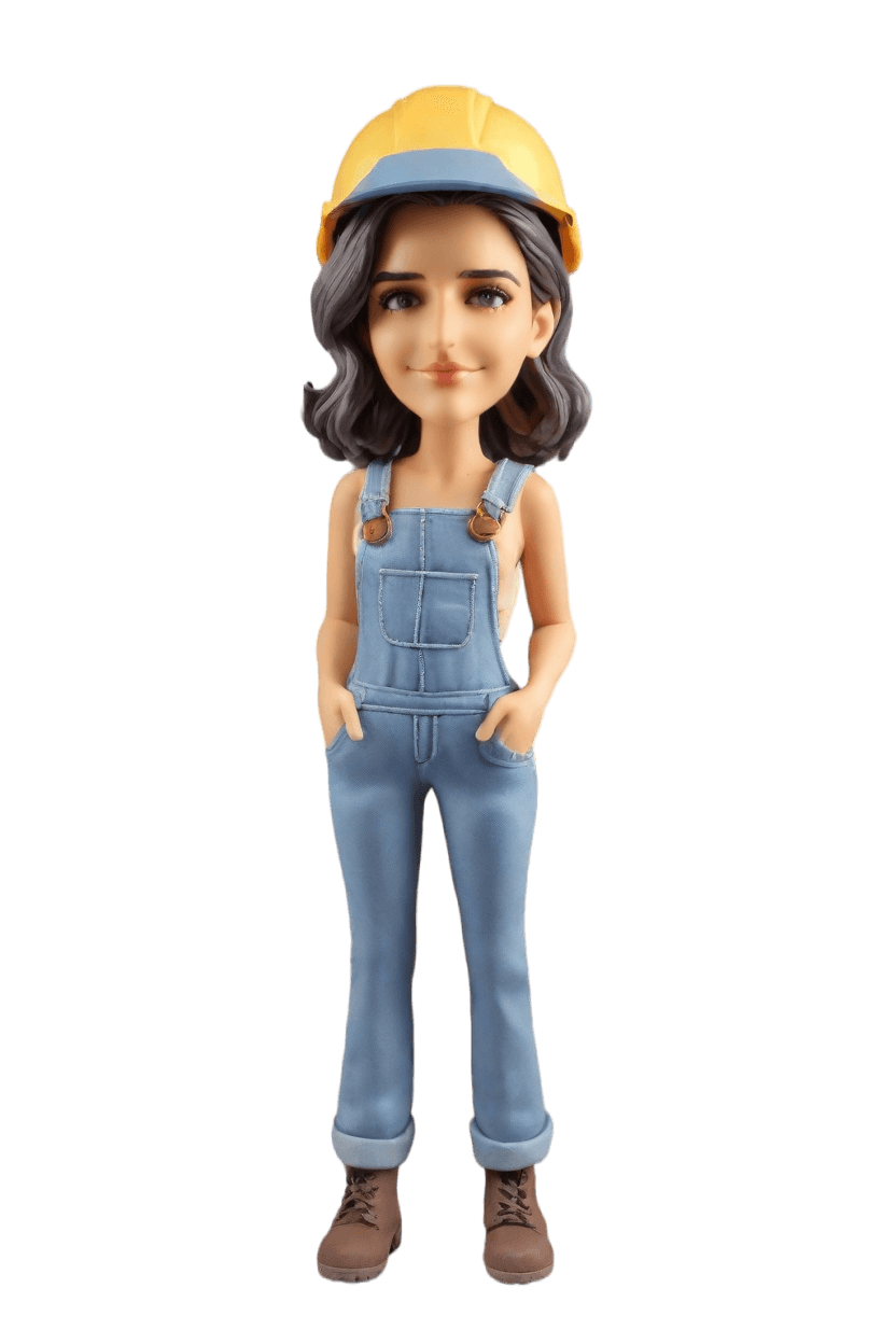 Custom Engineer Confidence Bobblehead