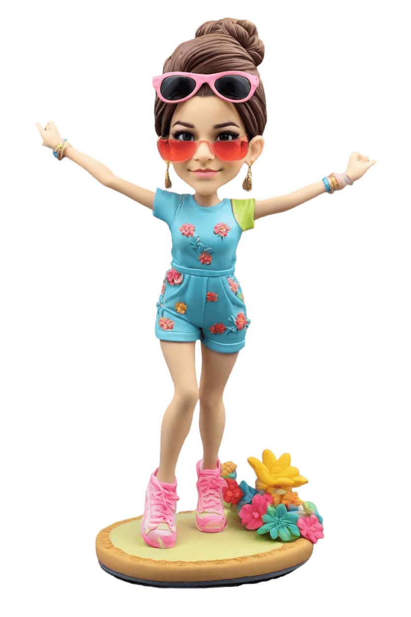 Custom Joyful Celebration Bobblehead