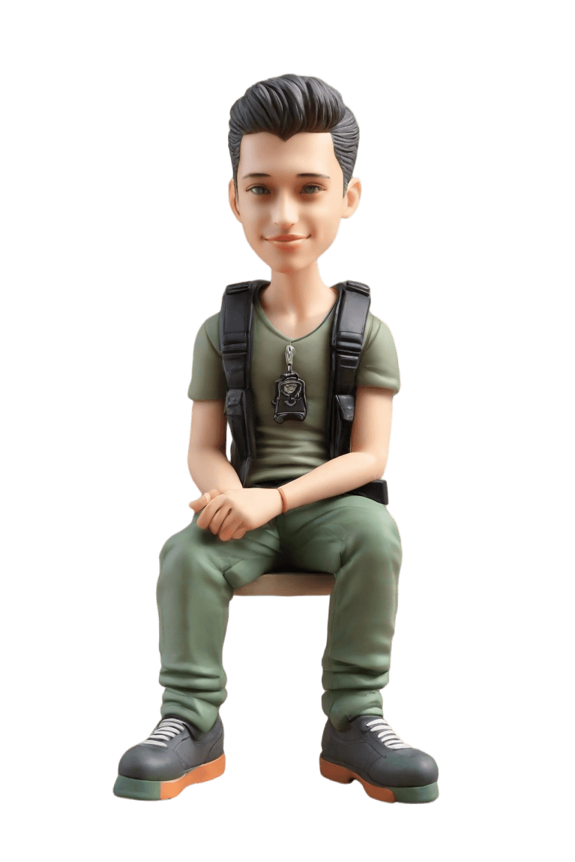 Custom Gaming Hero Bobblehead