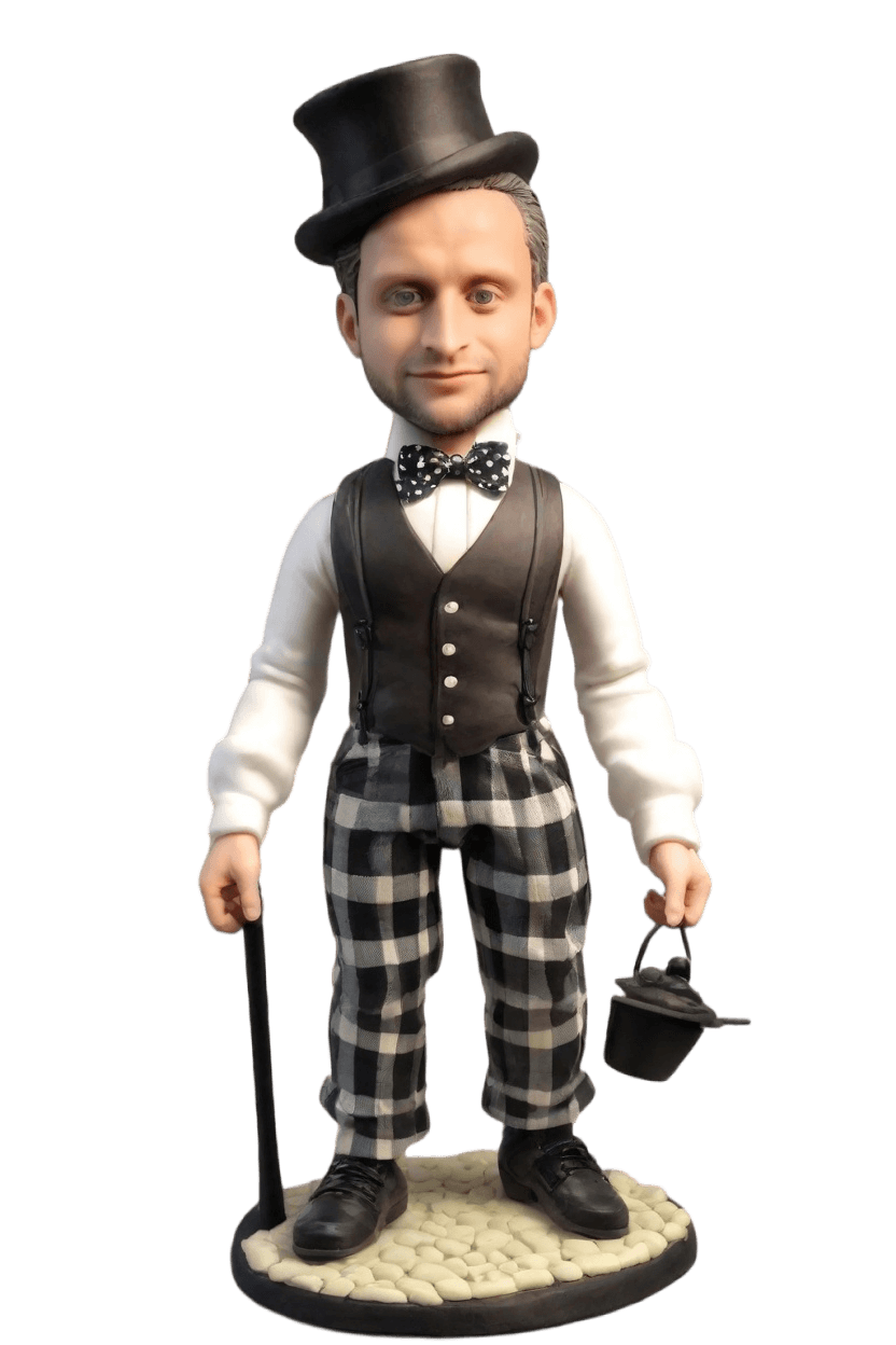 custom Winking Gentleman bobblehead