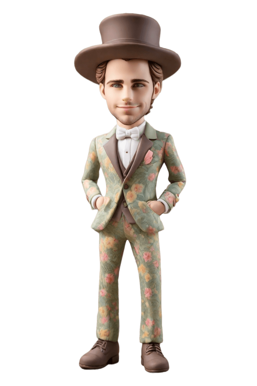 Casual Charm Custom Bobblehead