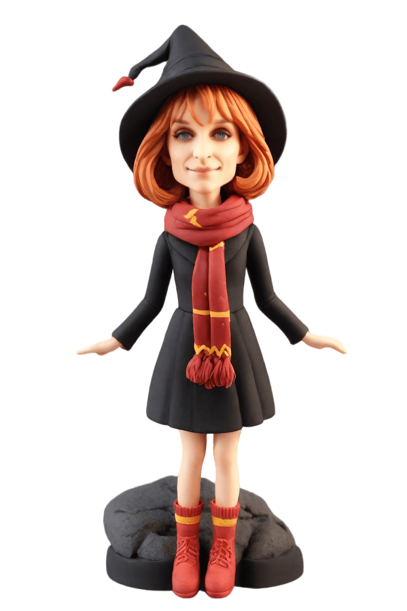 custom Hogwarts-themed chic bobblehead