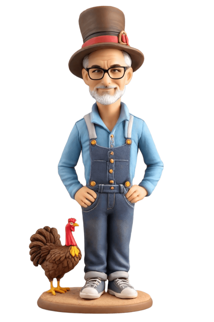 Custom Thanksgiving Playful Bobblehead