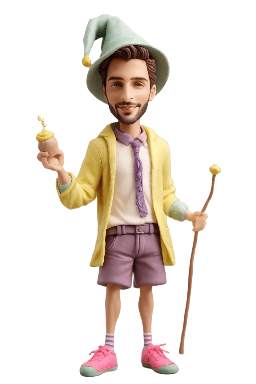 custom Wizard Wave bobblehead