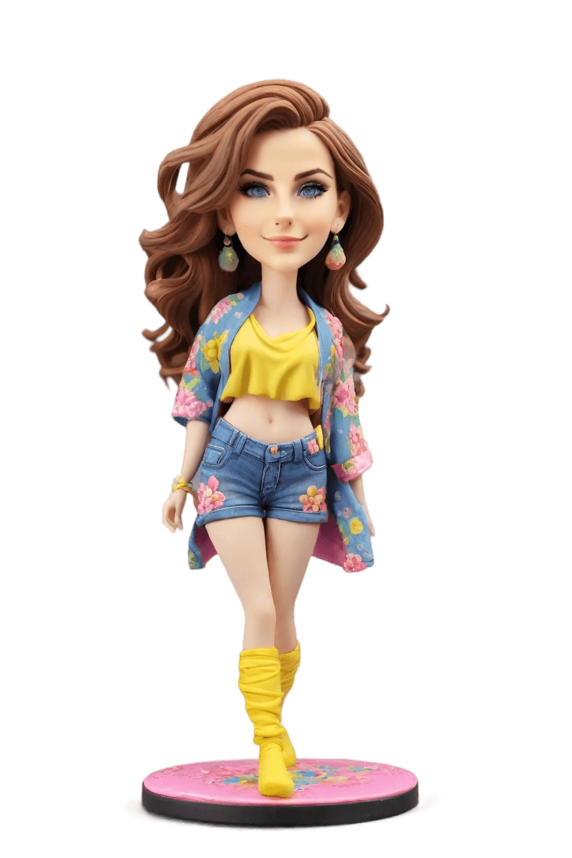 Custom Anniversary Cheeky Bobblehead